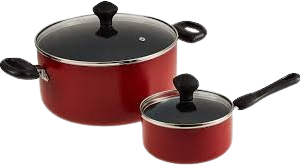 Prestige aluminium non-stick cookware set